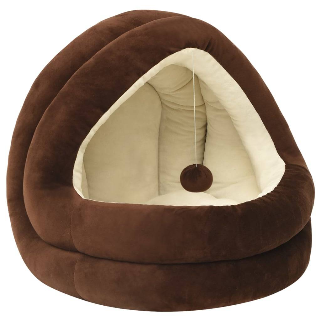 Vidaxl - Lit pour chat 40x40x35 cm Marron et crème vidaXL 171399 - Imagen 2