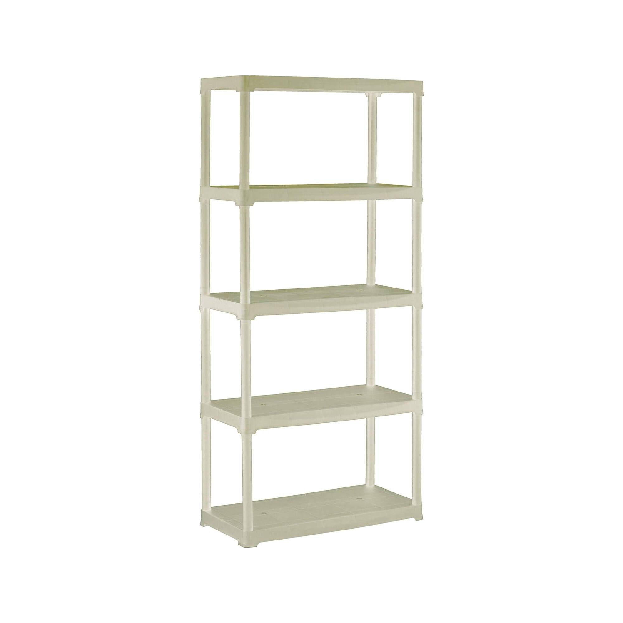 Dmora - Armoire d'extérieur Darbitri, Etagère d'extérieur, Armoire de balcon polyvalente, Armoire d'extérieur, 80x40h176 cm, Anthracite - Dmora - Image 1
