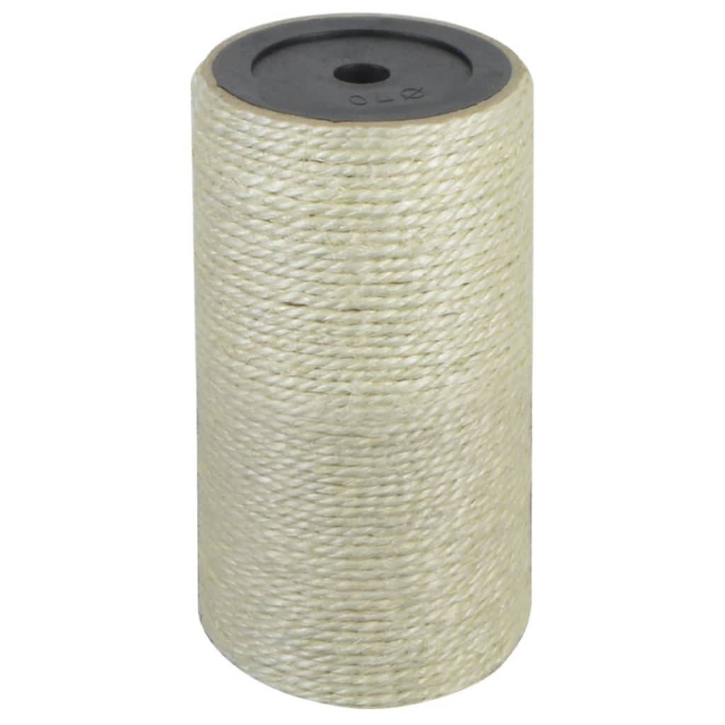 Griffoir pour chats sisal beige 8 x 8 x 15 cm - PANGIVO - Image 1