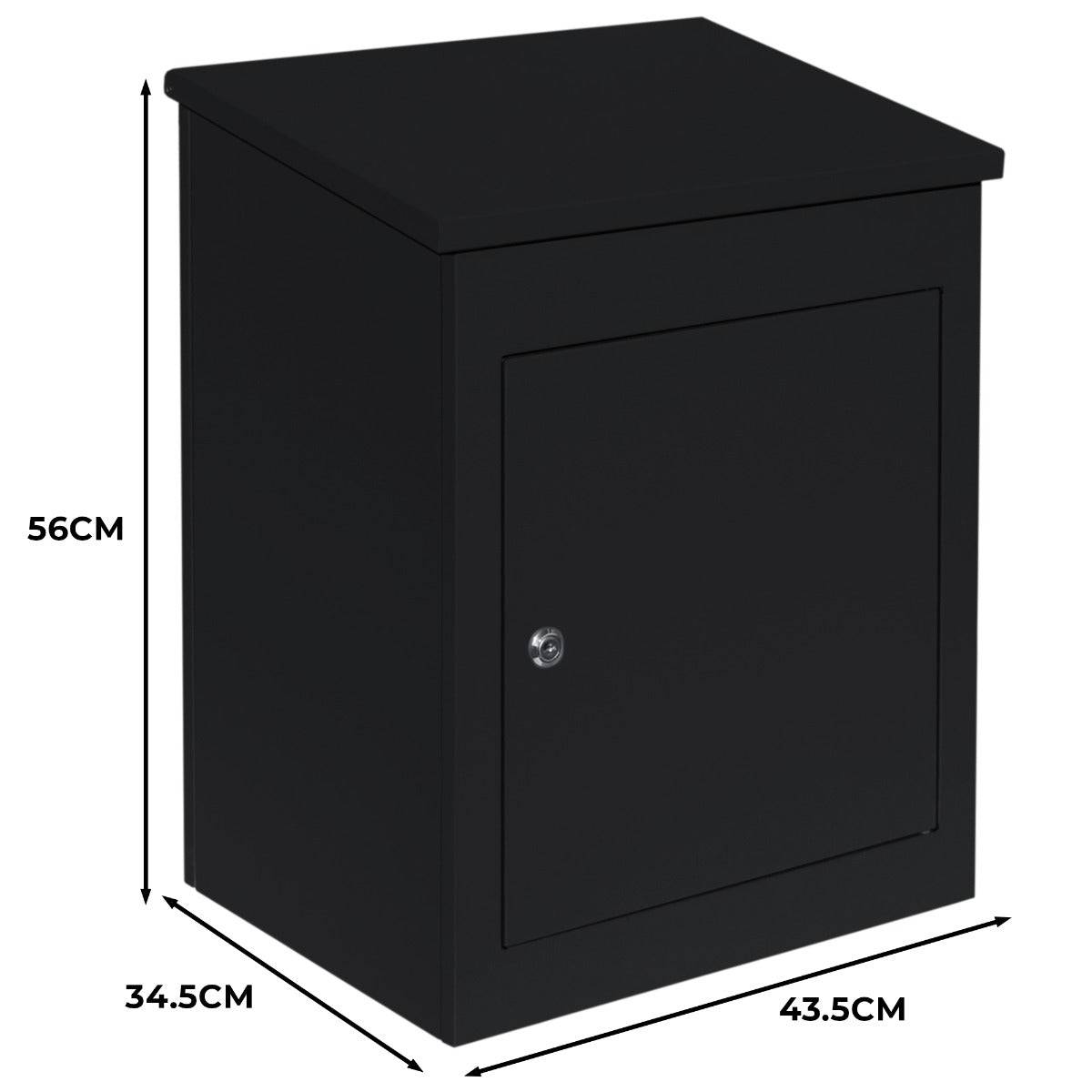 Monstershop - Boîte à Colis Anti-vol Noire - Livrée à Plat - Imagen 5