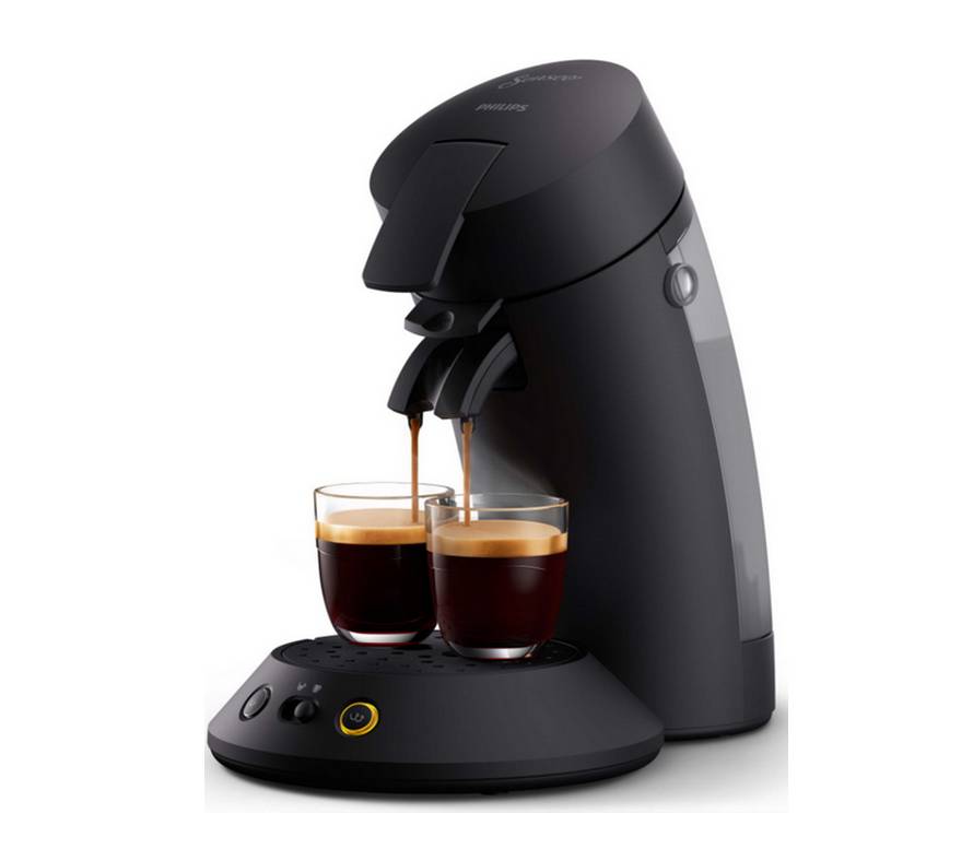 Philips - Cafetière à dosettes 1bar 1450w noir CSA210.61 Philips - Image 1