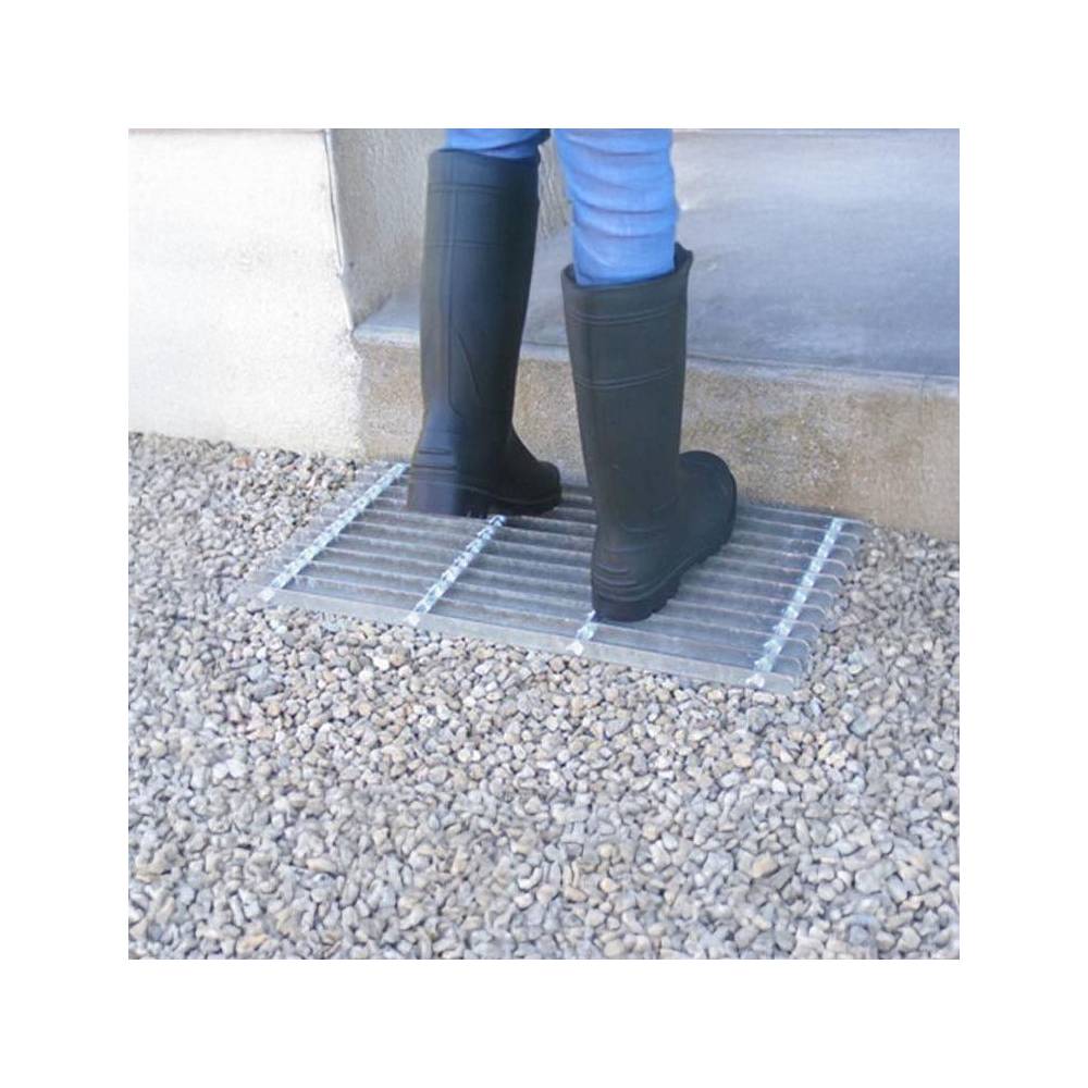 Guillouard - Grille gratte pieds en acier galvanisé 80 x 40 cm - Imagen 4