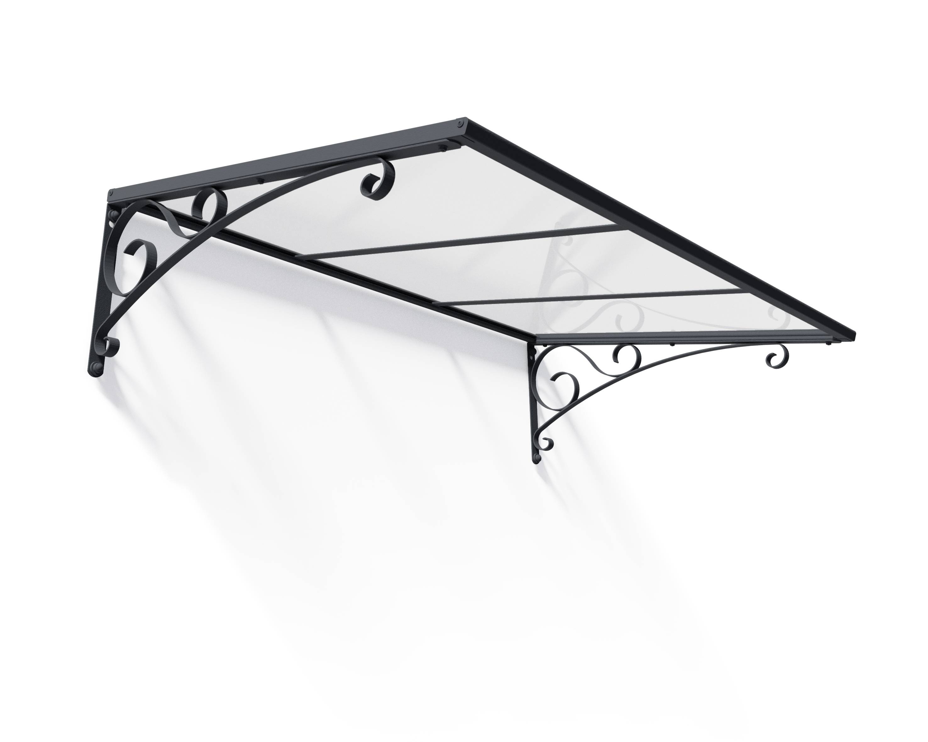 Canopia by Palram - Canopia Marquise de porte Venus 135.5 x 88 cm Gris 135.5 X 88 - Imagen 1