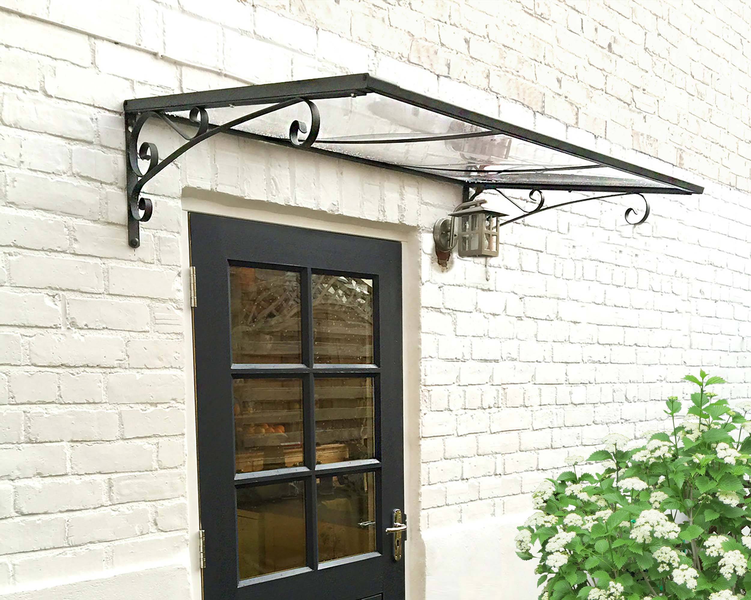 Canopia by Palram - Canopia Marquise de porte Venus 135.5 x 88 cm Gris 135.5 X 88 - Imagen 2