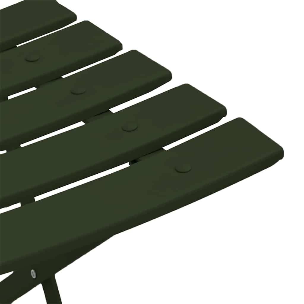 Prolenta Premium - Chaises de jardin métal vert 42 x 46 x 82 cm - Prolenta premium p357.4 - Image 10