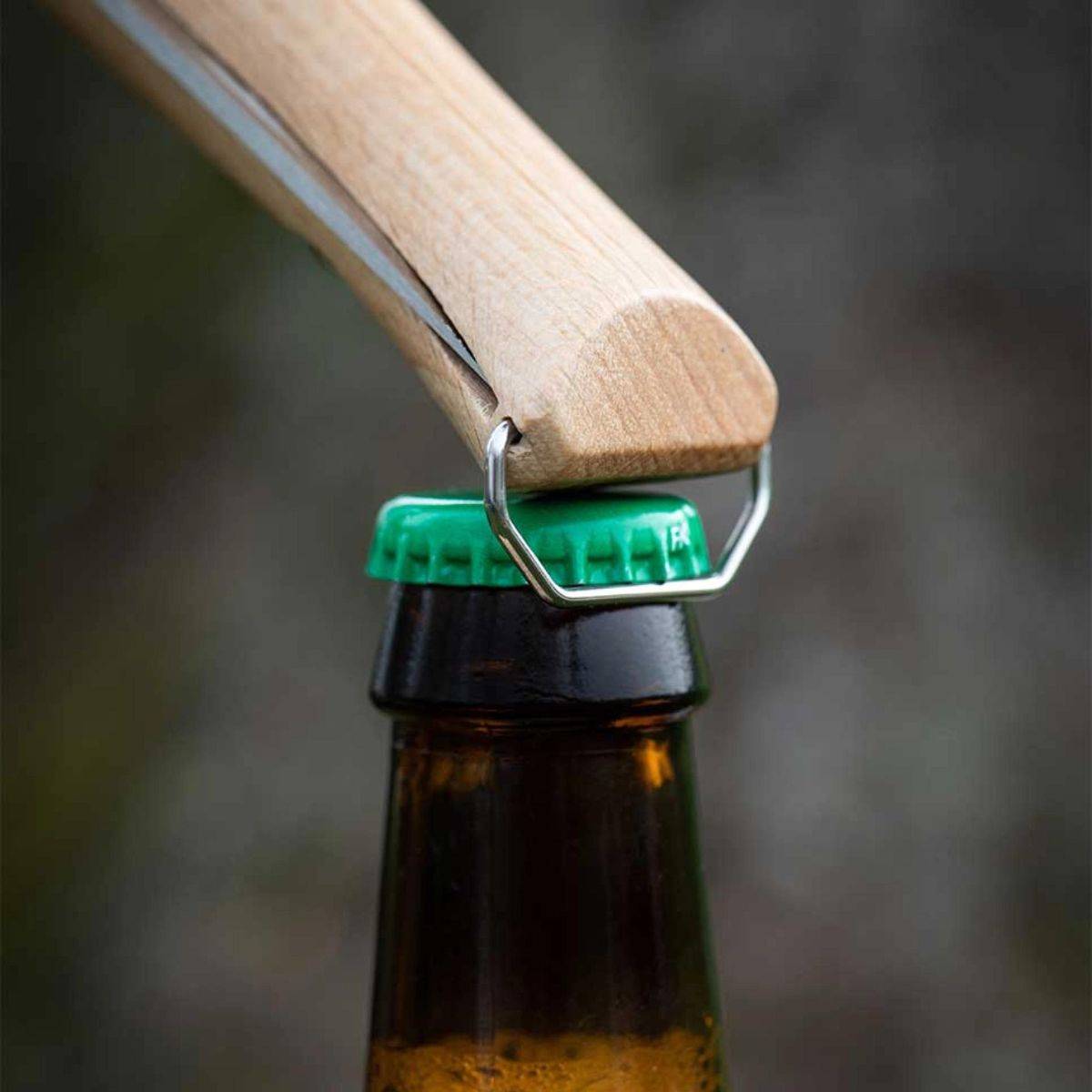 Opinel - Cuchillo de bolsillo N°10 en haya con sacacorchos y abrebotellas - Imagen 6