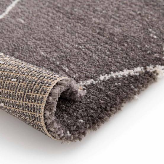 Oviala - Tapis rectangulaire motif berbère gris anthracite 160 x 230 cm Atlas - Oviala - Image 4