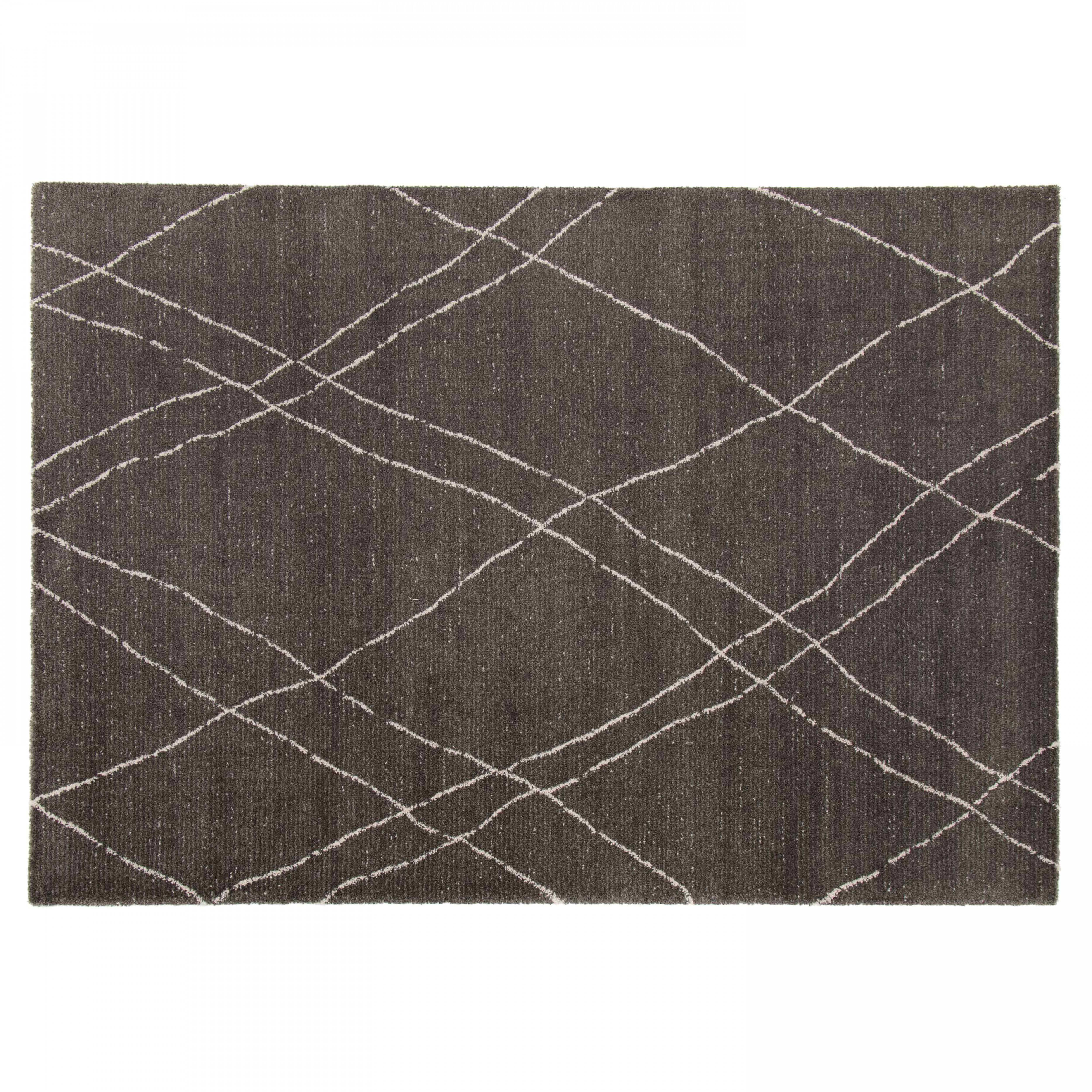 Oviala - Tapis rectangulaire motif berbère gris anthracite 160 x 230 cm Atlas - Oviala - Image 1
