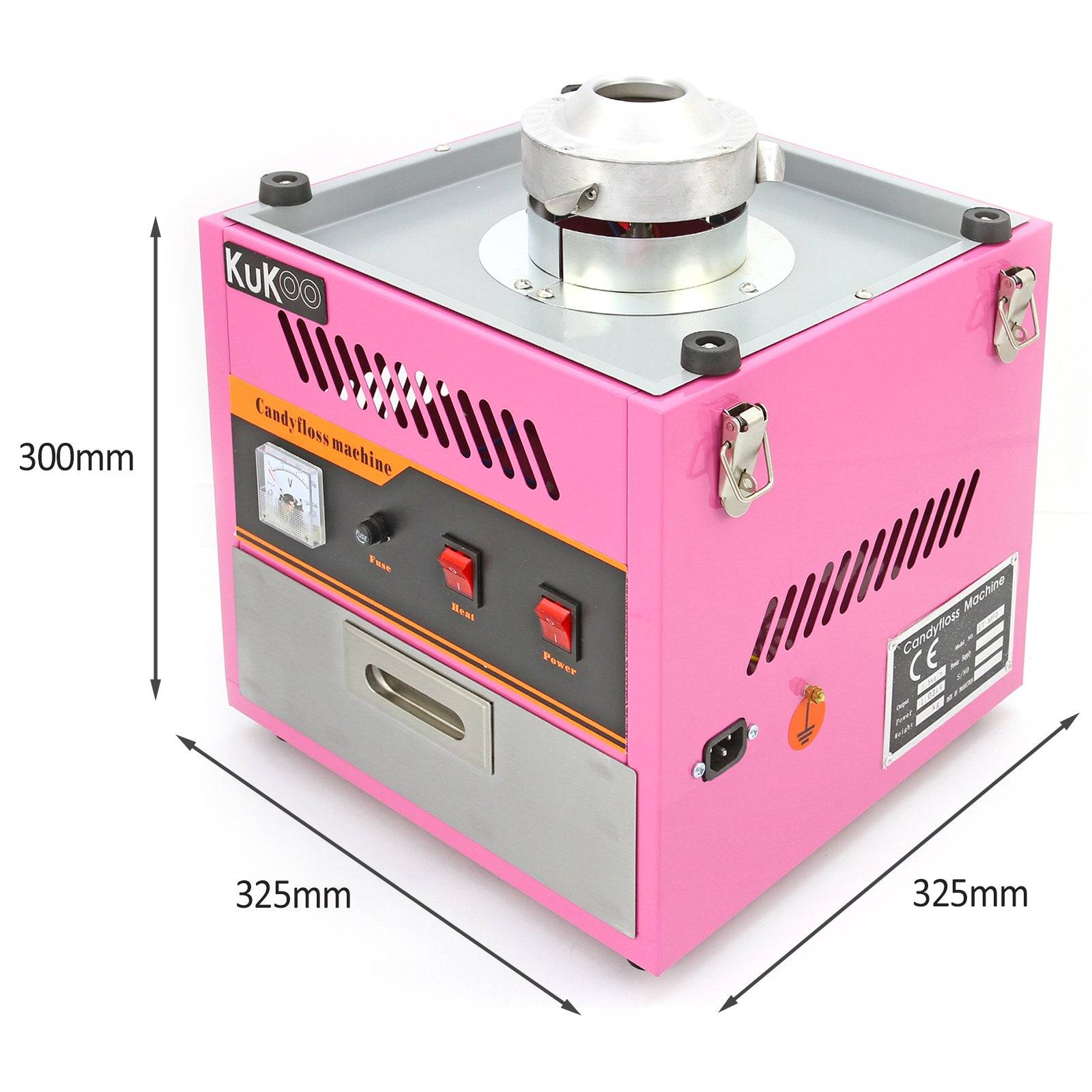 Kukoo - KuKoo Machine à Barbe à Papa & Dôme Protecteur - Imagen 4