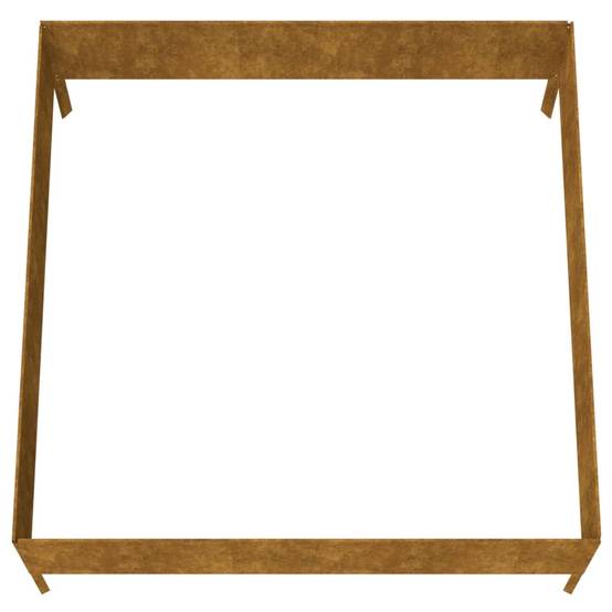 ComfortXL - Carré potager acier Corten pour jardin 100x100x41 cm – ComfortXL Outdoor Living - Image 5