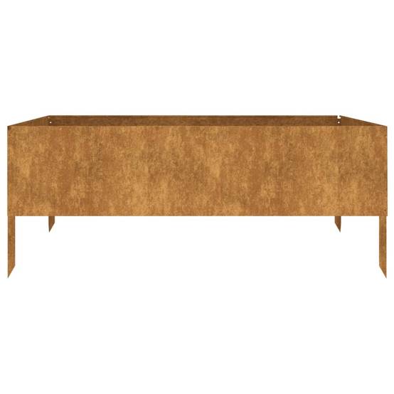 ComfortXL - Carré potager acier Corten pour jardin 100x100x41 cm – ComfortXL Outdoor Living - Image 3