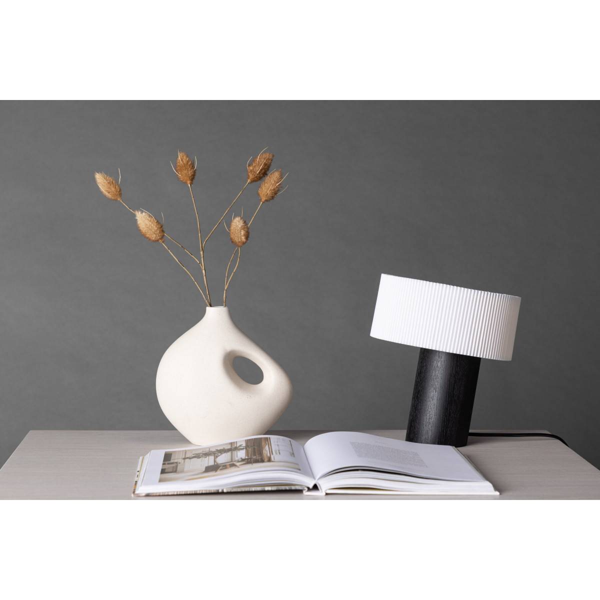 Venture Home - Lampe à poser 30,5 cm Branäs Noir - Imagen 9