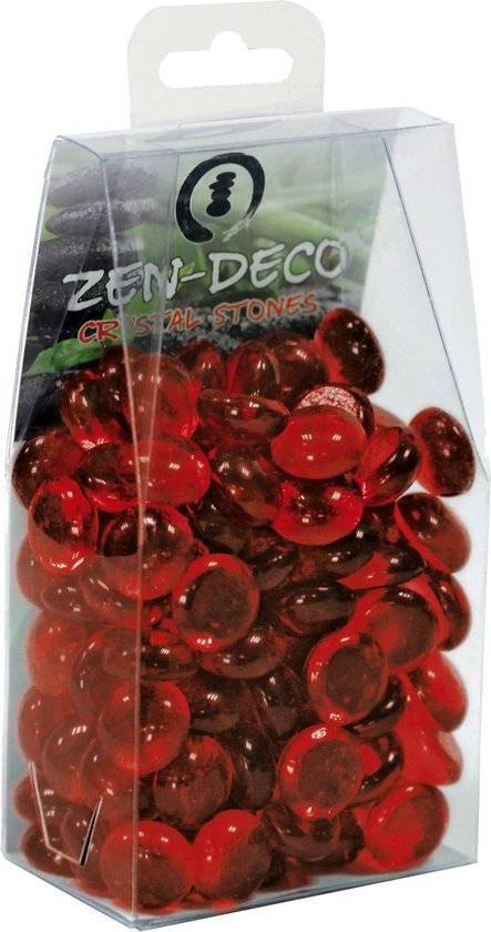 Superfish - Pierres décoratives verre cristal rouge 300 g - SUPERFISH
