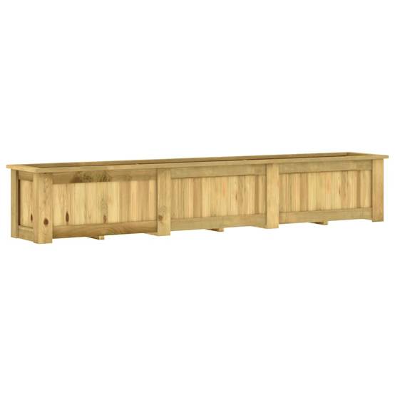 Jardinière surélevée | Pot de fleurs | Cache-pot | Bac à fleurs 291x50x50 cm Bois de pin imprégné - Image 7