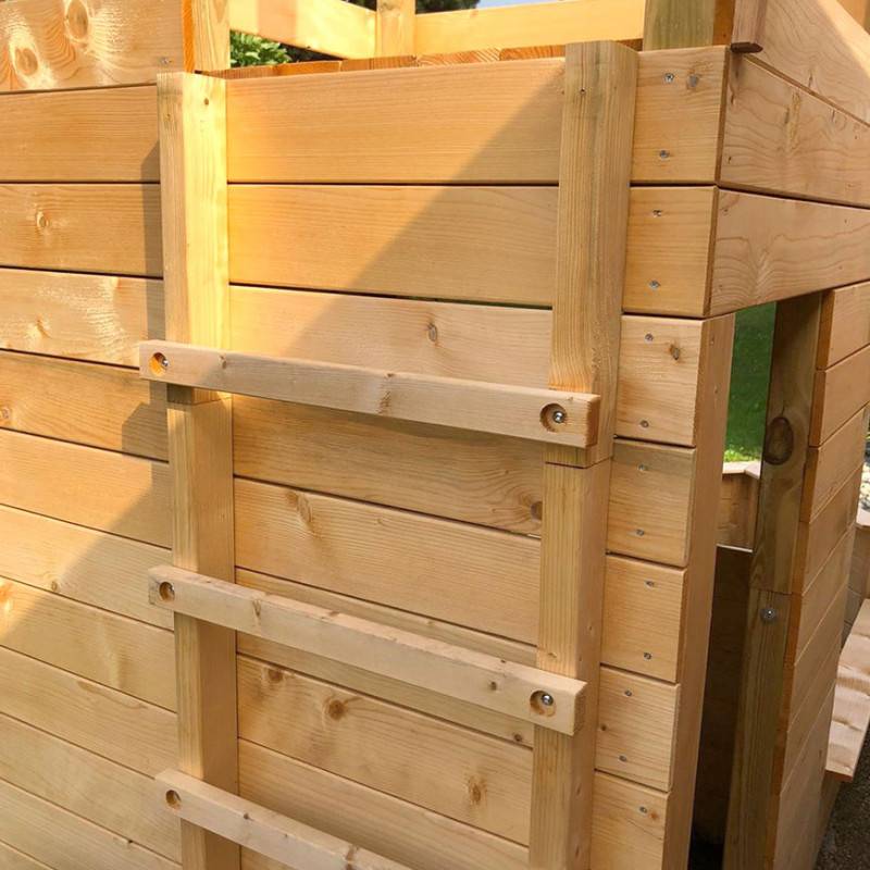 Soulet - Cabane bateau en bois extérieur avec bac à sable PIRATE - Imagen 7