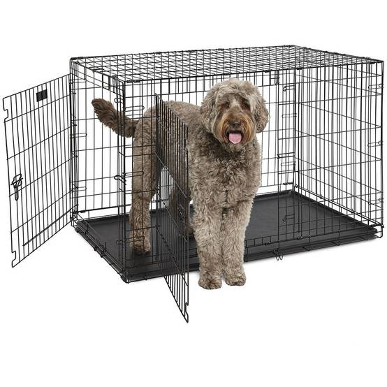 Ferplast - Ferplast Cage de transport pliable pour chiens DOG-INN 120, enclos pour chiots, transport en métal séparation inclus, porte double avec fermeture de - Imagen 3