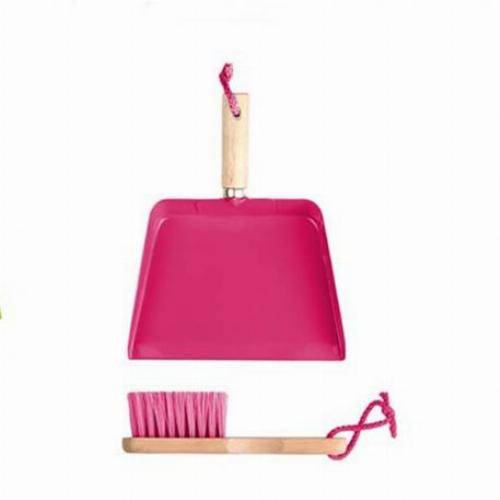 Esschert Design - Pala y escoba para niños - Rosa - Imagen 2