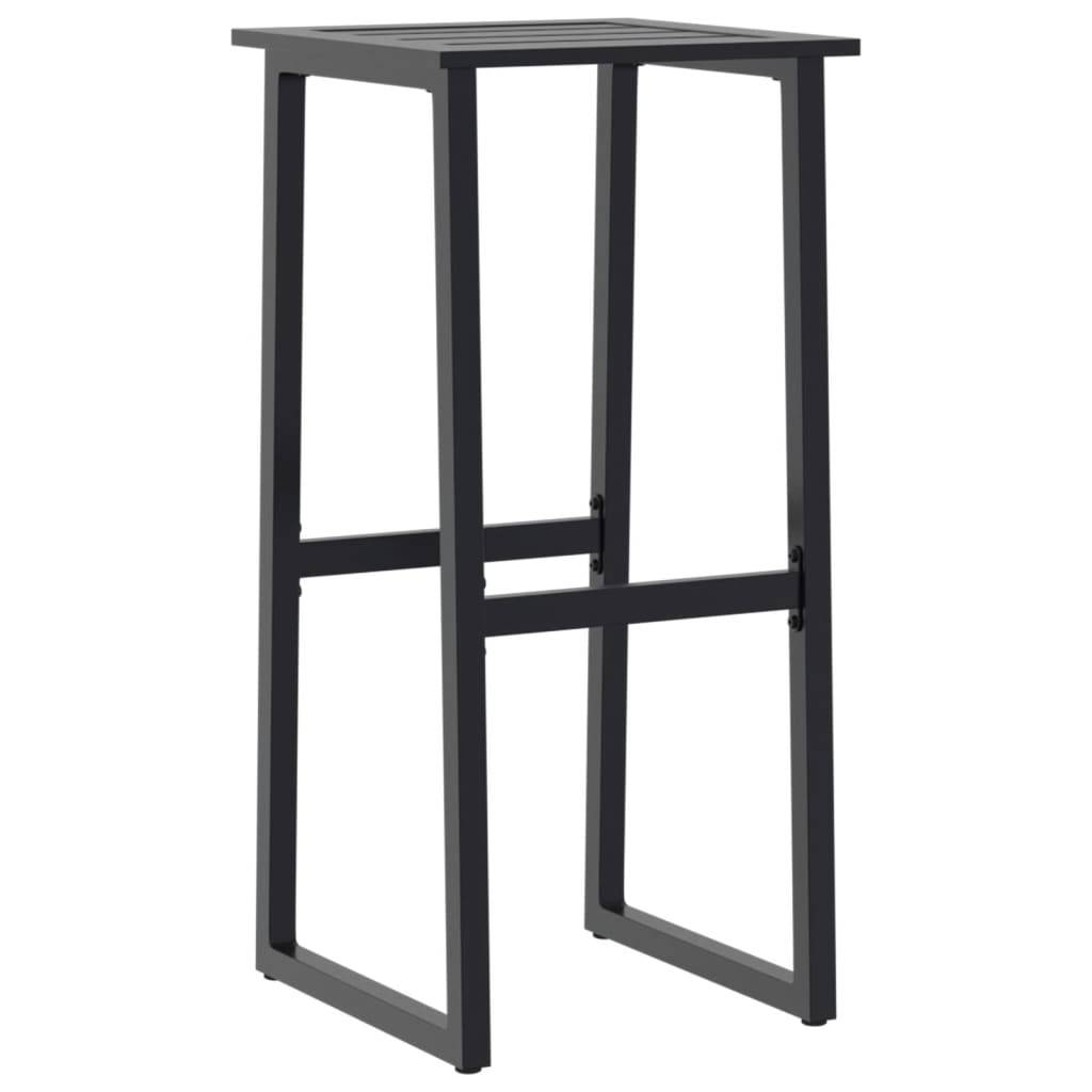 Vidaxl - Ensemble de bar de jardin 9 pcs noir acier enduit de poudre vidaXL 3283754 - Image 10