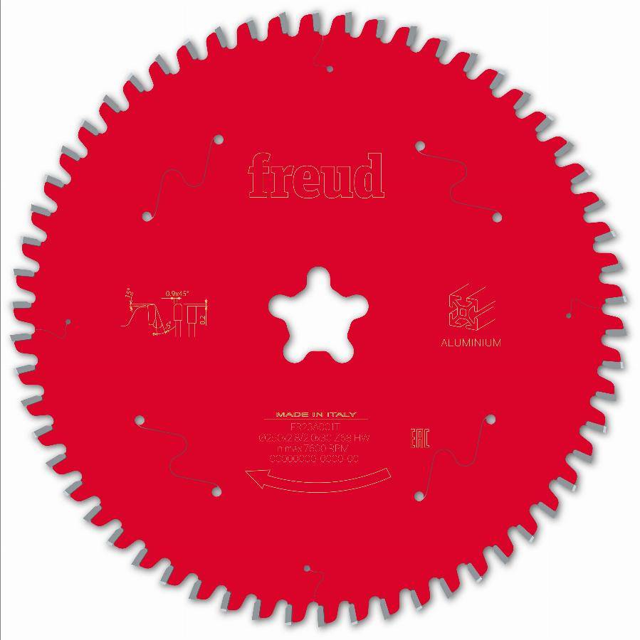 Lame pour scie circulaire portative FREUD - Ø190 2,6/1,8 Fastfix Z58 TP -5° - F03FS09833 -FR13A001T - Imagen 2