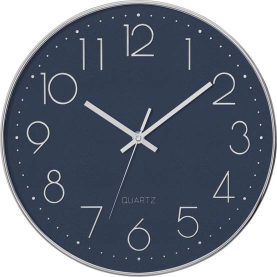 Atmosphera - Horloge 3D "Laure" silver D30cm - Atmosphera Créateur d'intérieur - Image 1