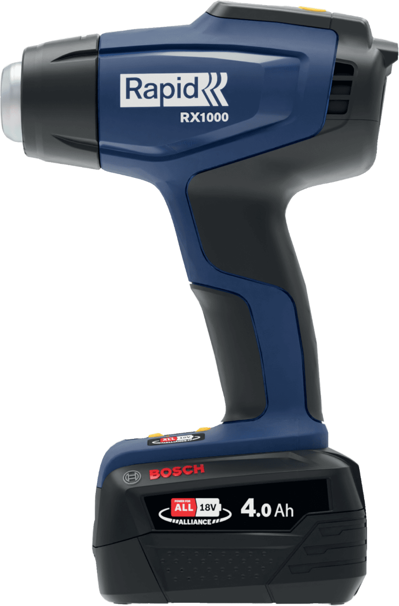 Pistolet à air chaud Rapid RX1000 - 18 V - Coffret + Batterie 4.0 Ah + Chargeur - RAPID-ISABERG - 5001510 - Imagen 3