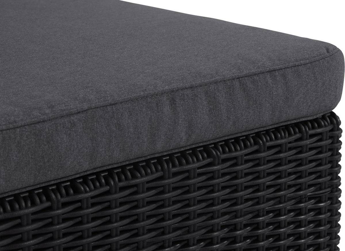 Keter - Salon de jardin California Canapé 3 places + Pouf + Table basse - Anthracite - KETER - Image 4