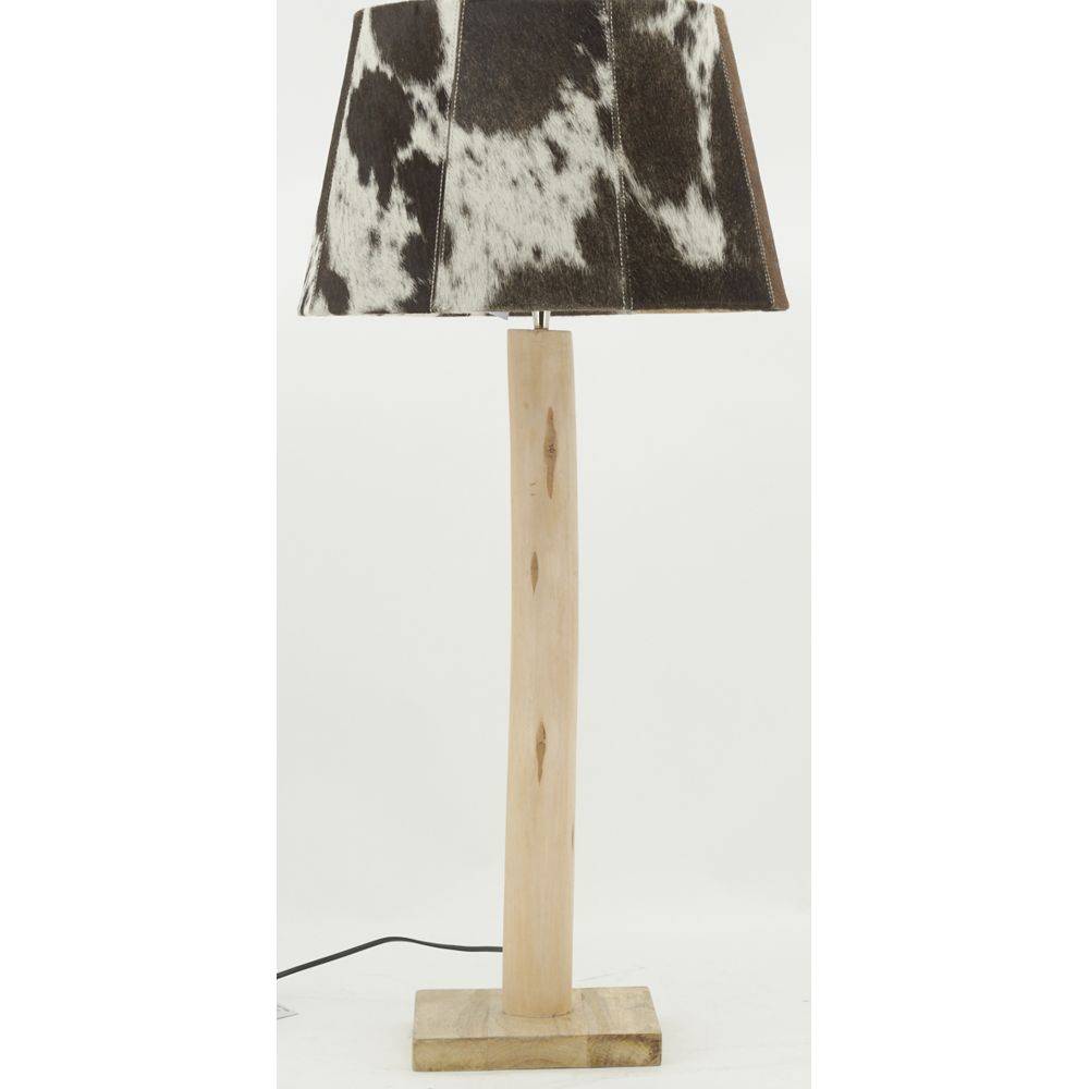 Aubry Gaspard - Pied de lampe en bois d'eucalyptus Grand modèle - Image 3