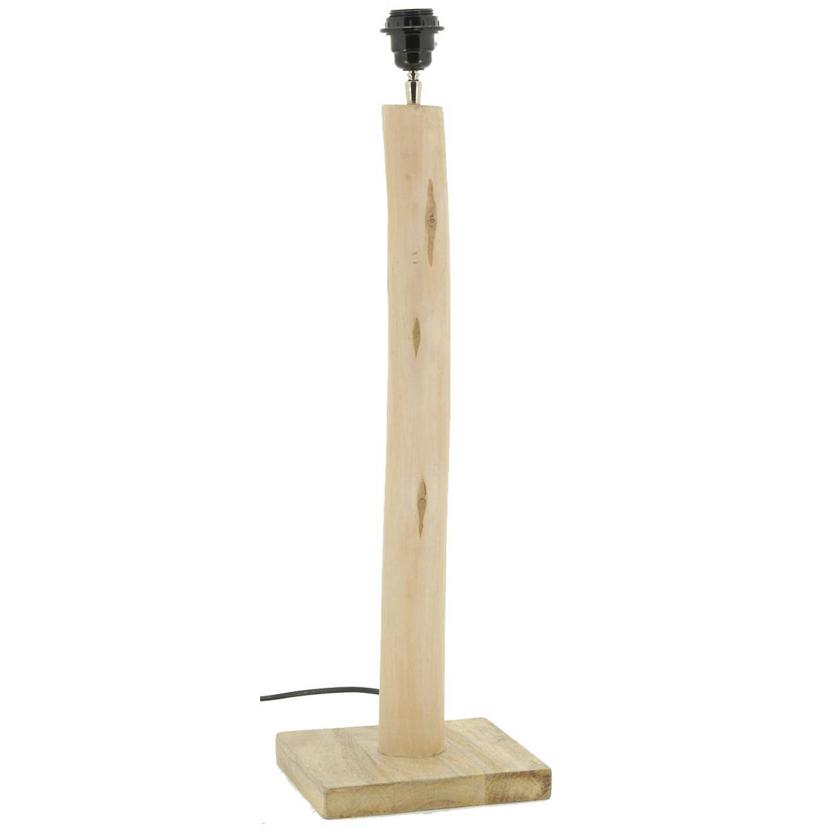 Aubry Gaspard - Pied de lampe en bois d'eucalyptus Grand modèle - Image 1