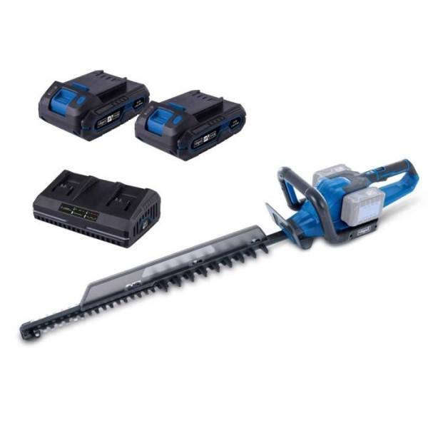 Scheppach - Pack taille-haie sans fil BC-HT720-X - longueur de coupe de 65cm - SCHEPPACH 20V IXES + 2 batteries 4Ah + chargeur double - Image 1