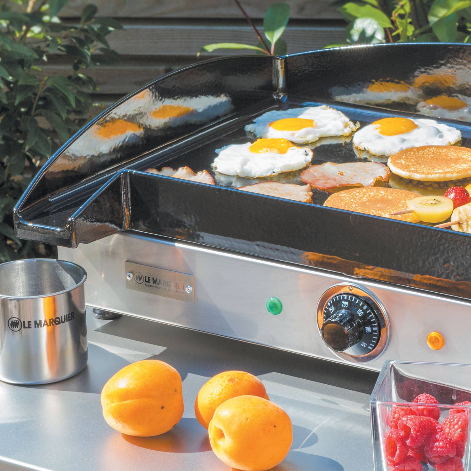 Le Marquier - Plancha Vintage ELÉCTRICA 160 Inox - LE MARQUIER - Imagen 3