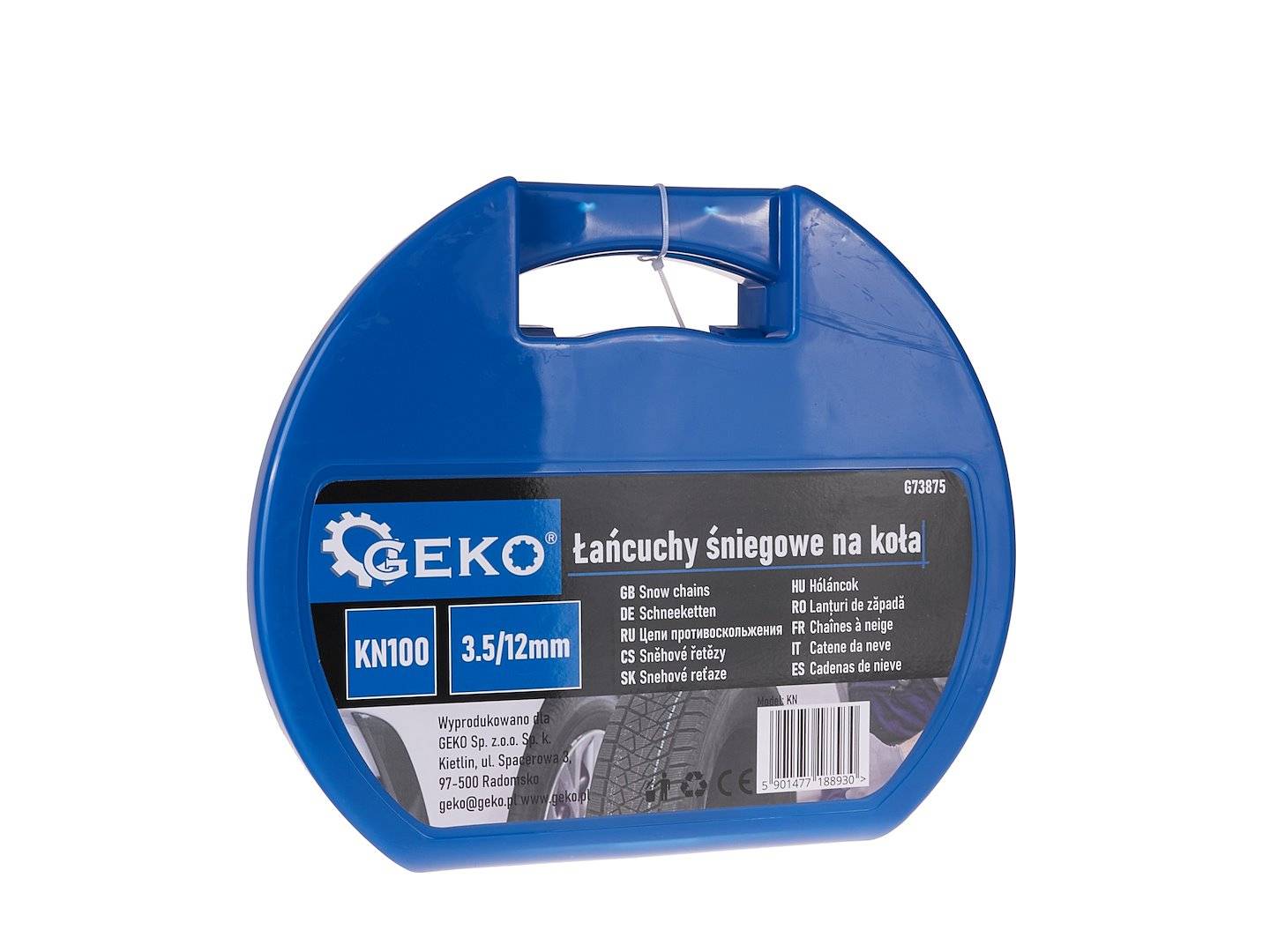 Entrepotbrico - Chaînes À Neige  3,5/12 Mm Pour Pneus De Voiture Kit Deux Roues - Image 4