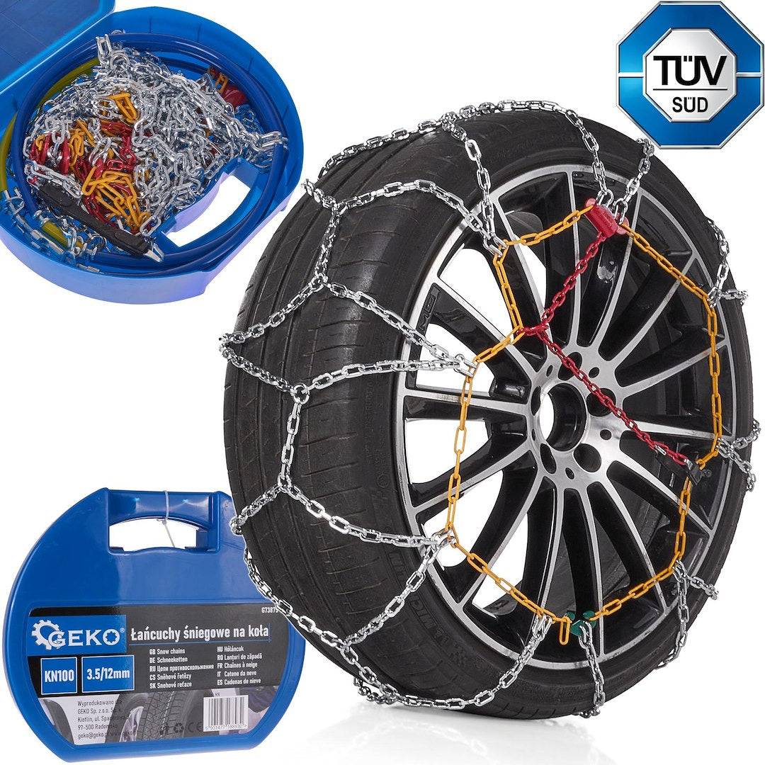 Entrepotbrico - Chaînes À Neige  3,5/12 Mm Pour Pneus De Voiture Kit Deux Roues - Image 1