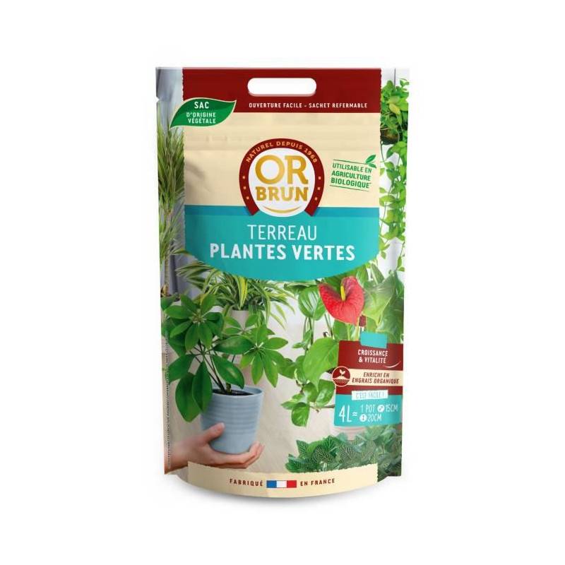Or Brun - Or Brun Terreau Plantes Vertes 4l - Image 1