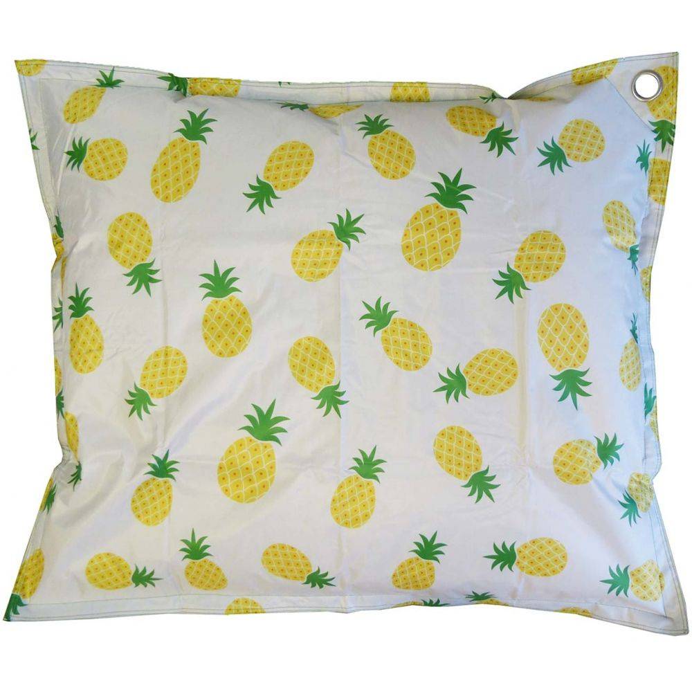 Jardindeco - Maxi coussin imprimé intérieur extérieur 140 x 180 cm Ananas - Imagen 3
