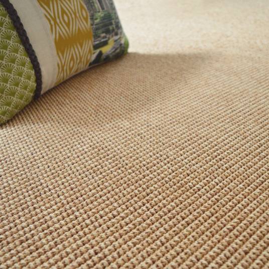 Decoweb - Tapis tissé plat - Lombok naturel - Ganse coton beige - 120 x 170 cm - Decoweb - Image 5