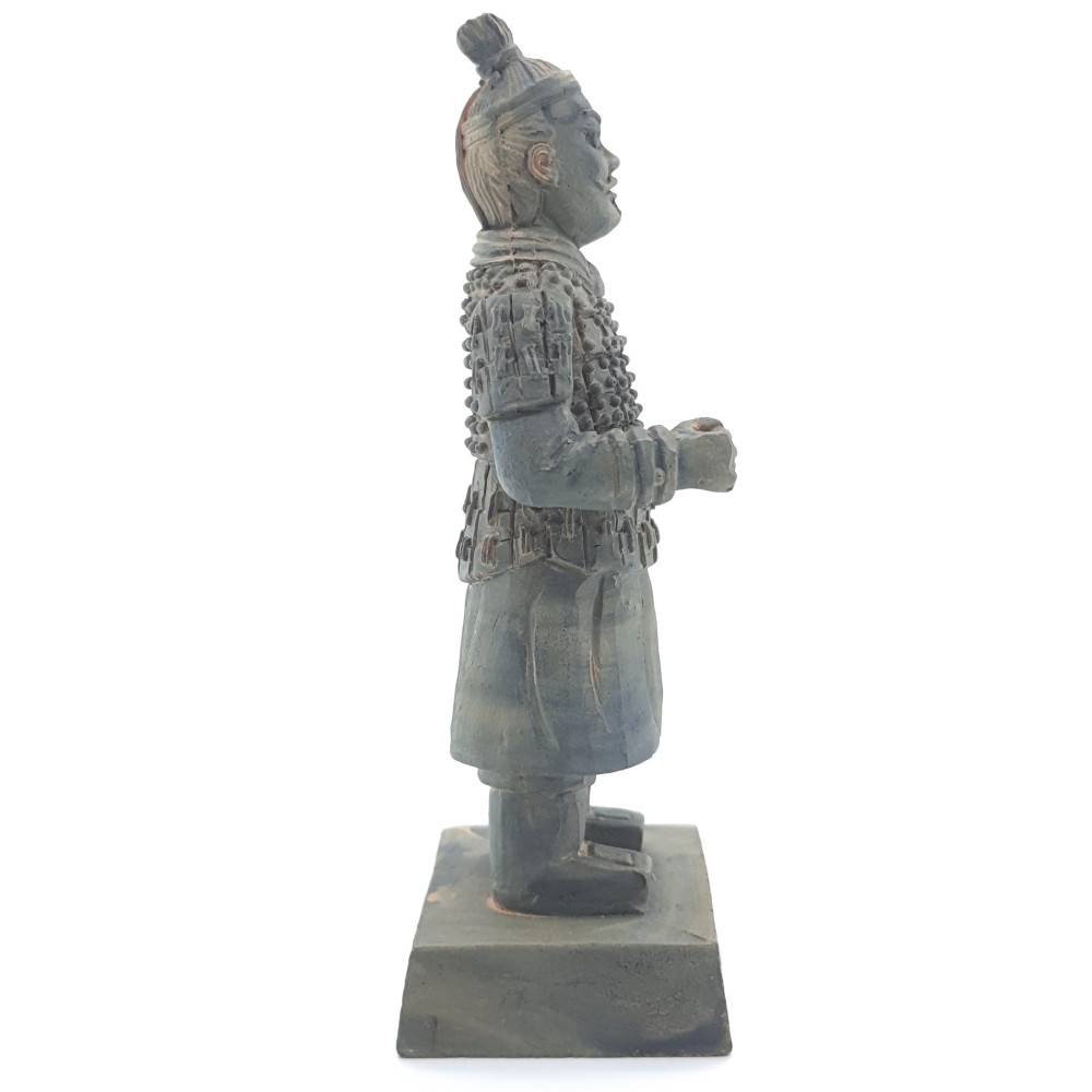 Statuette guerrier chinois Qin 1 L, hauteur 14 cm, décoration aquarium - Image 4
