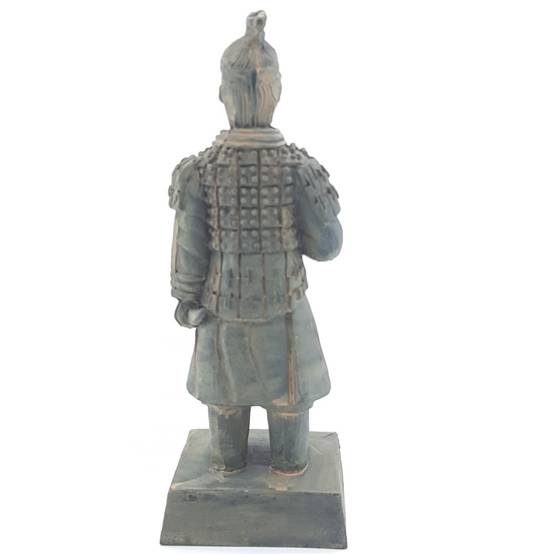 Statuette guerrier chinois Qin 1 L, hauteur 14 cm, décoration aquarium - Image 3