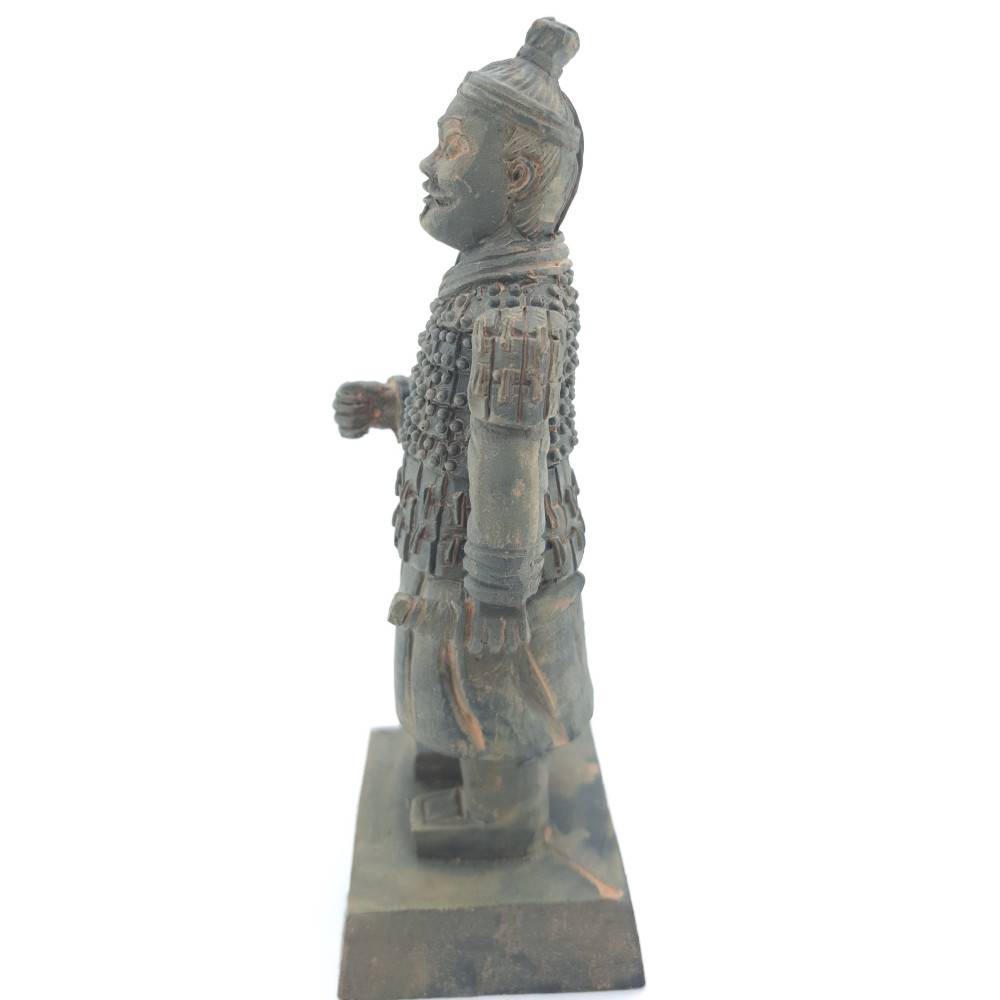 Statuette guerrier chinois Qin 1 L, hauteur 14 cm, décoration aquarium - Image 2