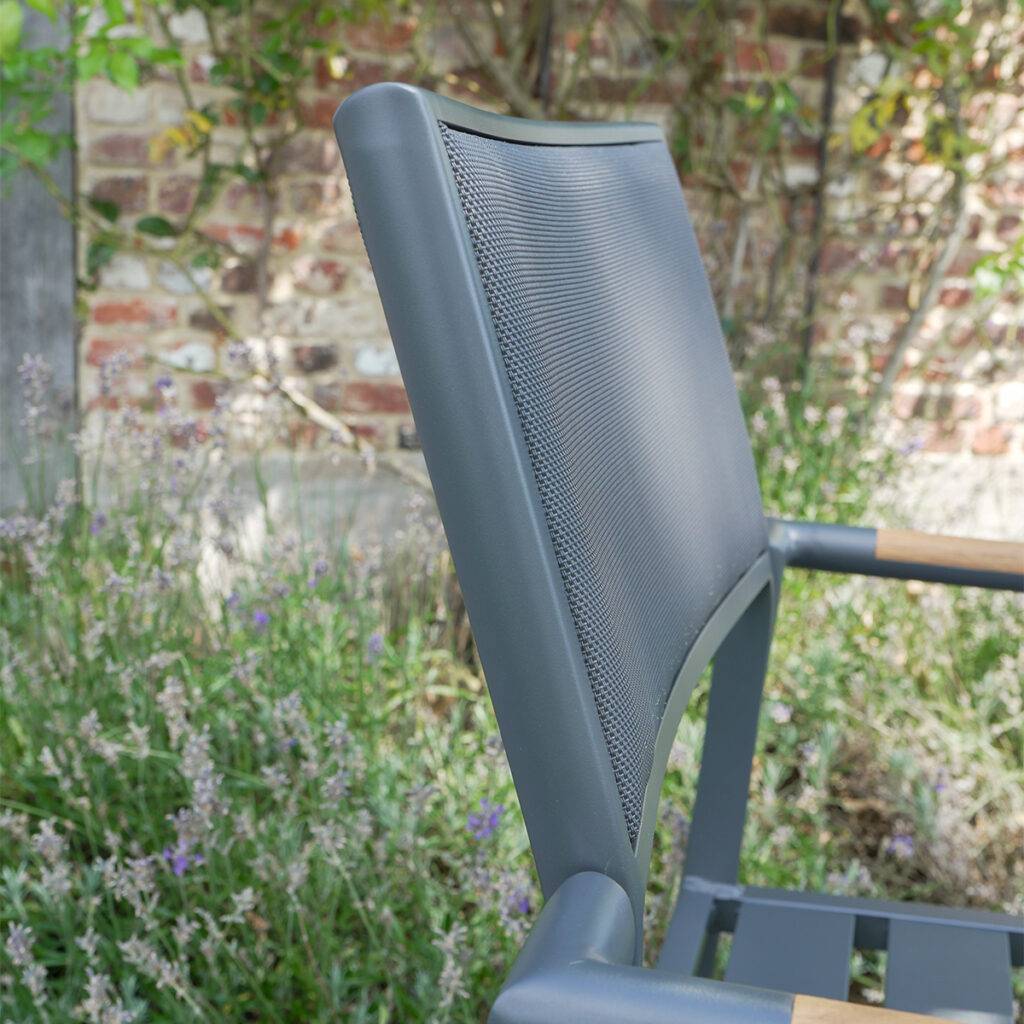Wilsa Garden - Fauteuil de jardin en aluminium et textilène renforcé Piana - Imagen 6