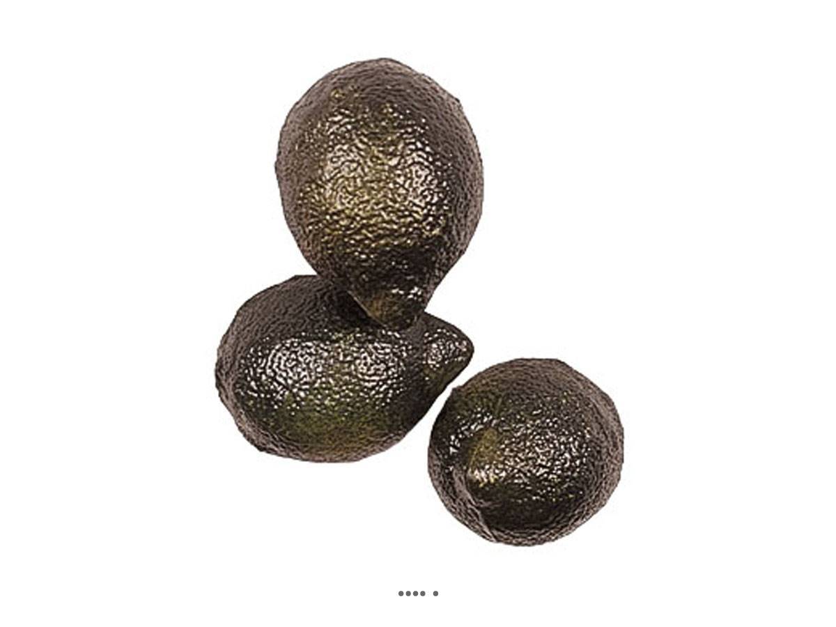 Artificielles - Citron vert artificiel en lot de 3 en Plastique soufflé H 80x60 mm - Imagen 2