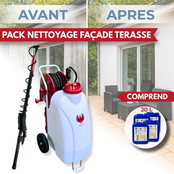 Pulvérisateur électrique GLADIATOR SPRAYER PHOENIX + Perche Télescopique 5,4 mètres + Produit Nettoyant Extérieures 20 L - Image 2