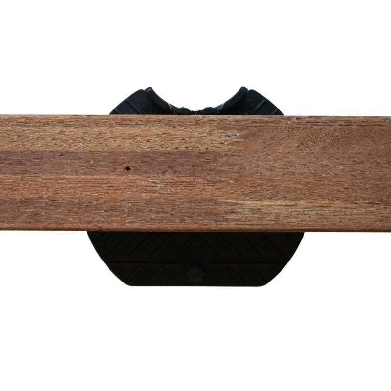 Jardinex - Plot terrasse bois réglable 20 - 23 cm - Noir  - Jardinex - Imagen 5