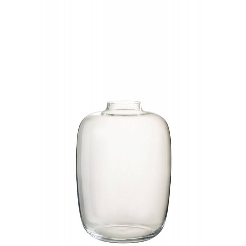 J-Line - Vase en verre transparent 25x25x35 cm - J-Line