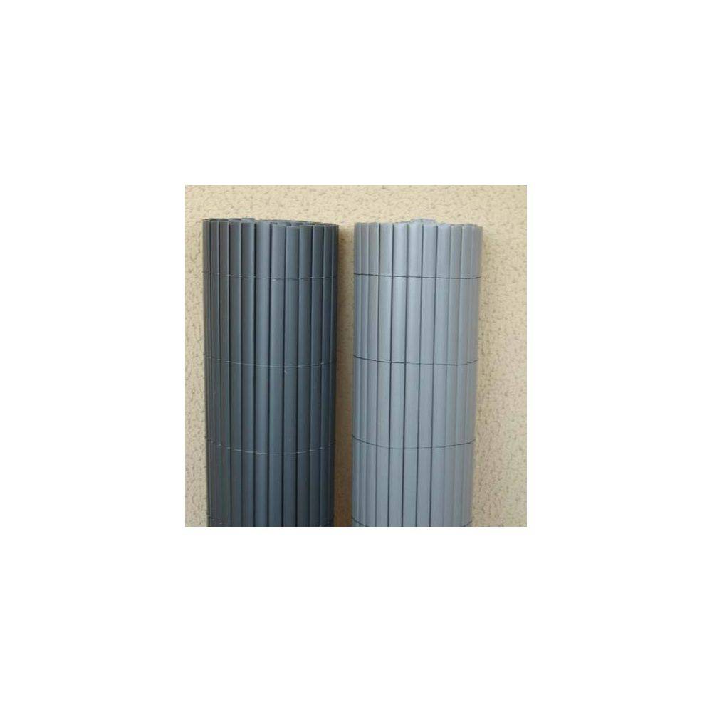 Canisse en PVC gris perle double face qualité + (Lot de 6) - Imagen 3