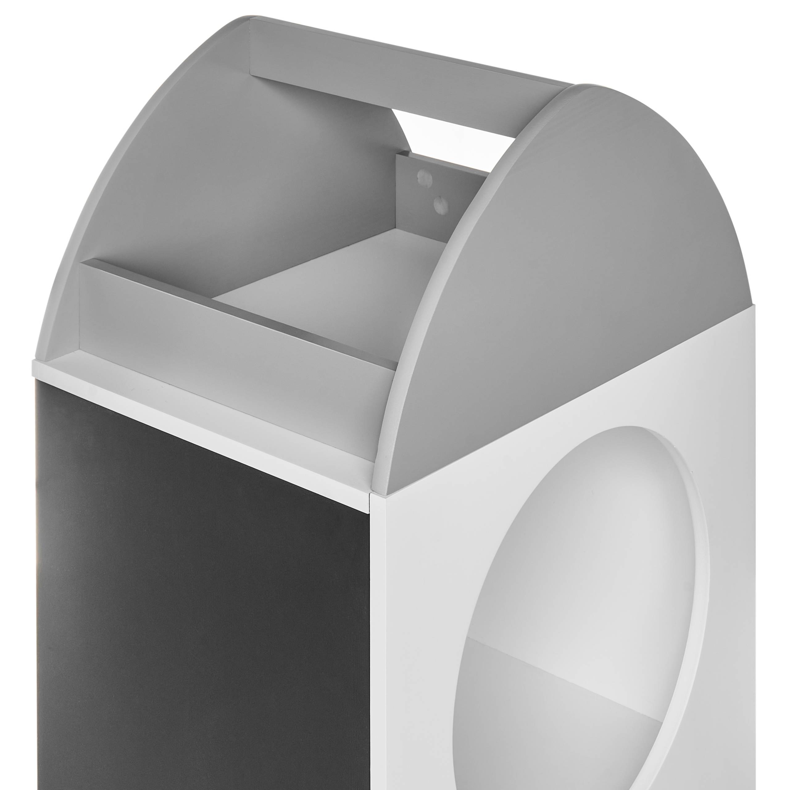 Beliani - Meuble de rangement MDF Blanc COSMOS - 60x31x120- Beliani - Image 7