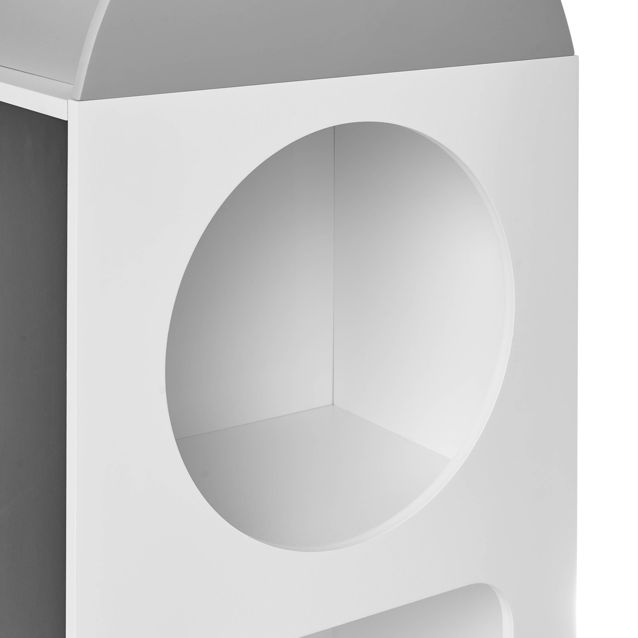 Beliani - Meuble de rangement MDF Blanc COSMOS - 60x31x120- Beliani - Image 8