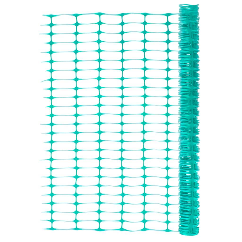 Clôture Temporaire PEHD Jardin Délimitation Souple 1x30m Vert - ComfortXL Outdoor Living - Image 1