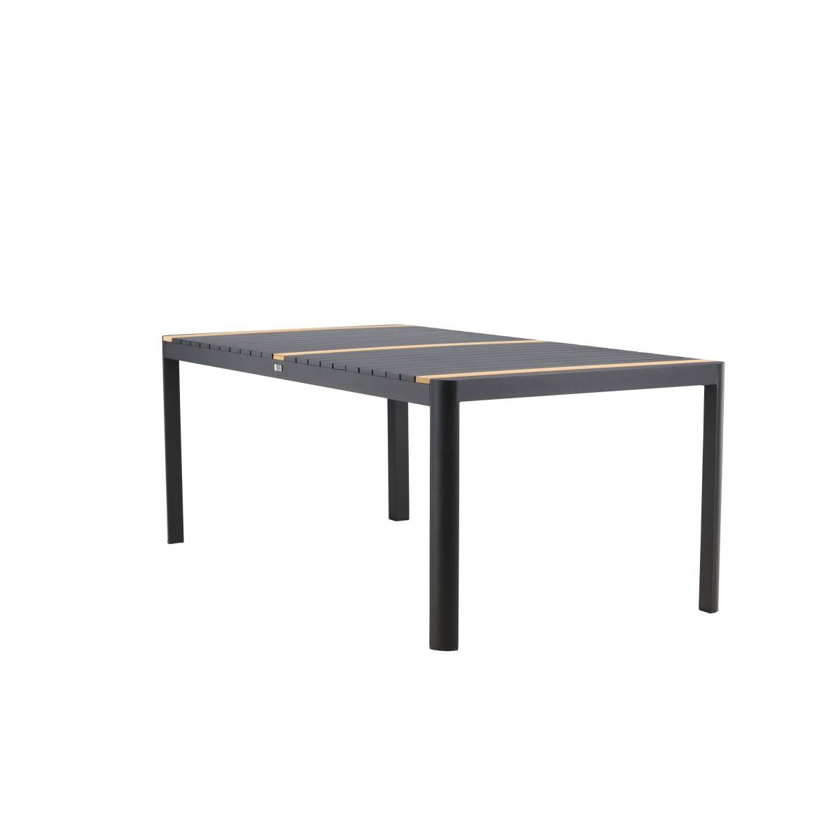 Paris Prix - Table de Jardin en Teck "Togo" 200cm Noir - Image 6