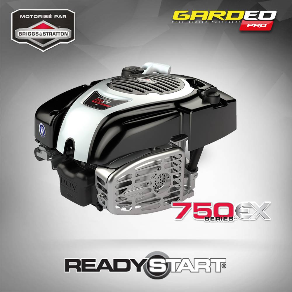 Gardeo Pro - Tondeuse thermique tractée 161CC avec moteur Briggs and Stratton, mulching et éjection latérale - Gardeo Pro - Image 3