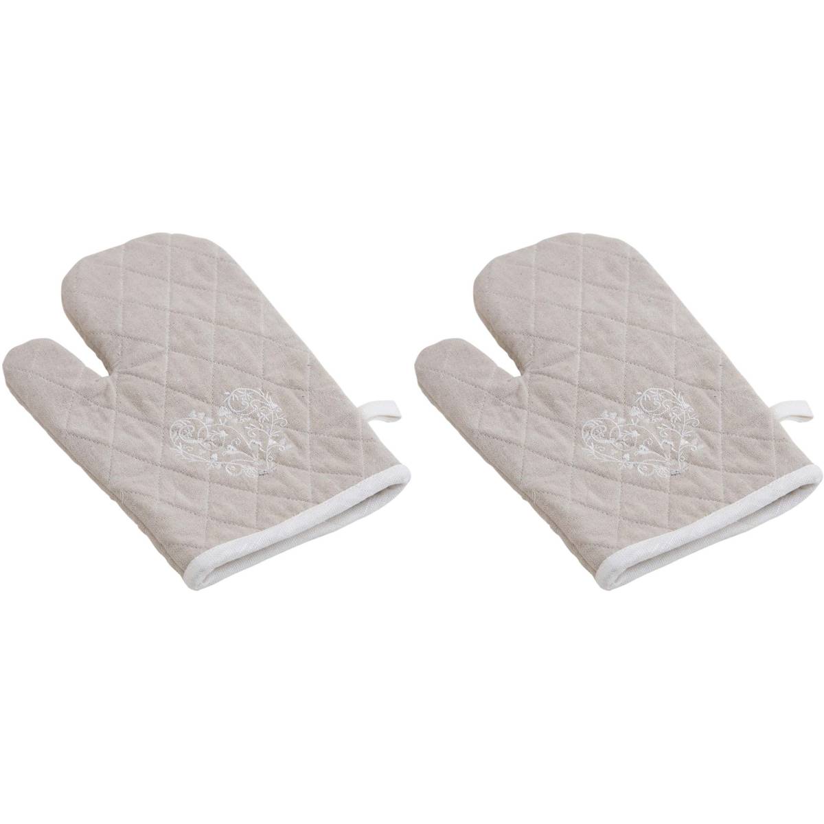 Aubry Gaspard - Gant de cuisine en lin et coton (Lot de 2) - Imagen 1